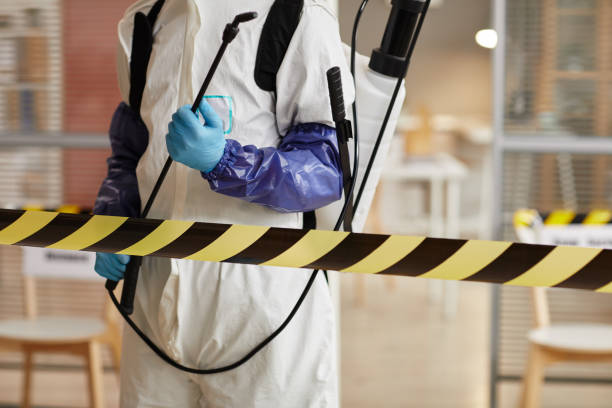 Professional Biohazard technician working in Grant, FL